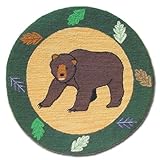 Patch Magic Cabin Round Rug, 36-Inch Diameter