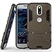 Moto G4 Case, Moto G4 Plus Case, Moto G (4th Gen.) case CoverON [Shadow Armor Series] Hard Slim Hybrid Kickstand Phone Cover for Motorola Moto G4 Plus Moto G4 Moto G (4th Gen.)- Gunmetal Grey