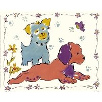 Childrens puppy art