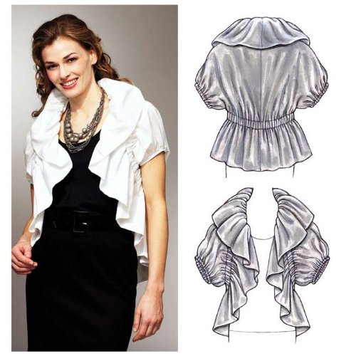 Kwik Sew Ruffle Bolero Jacket Pattern By The Each
