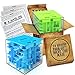 2 Pack Money Puzzle Gift Boxes | Two Cool Cube Shaped Puzzle Money Holder Maze | Challenging and Unique Mystery Puzzle Box - Money Maze for Cash and Mini Maze Cards - by aGreatLife