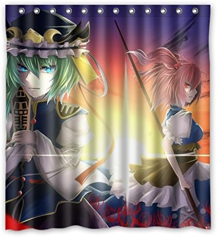 Friend Boat Window Curtain Custom magical girl distinctive fabric with Measure Top Thermal Insulated Reflect Sunlights 1 Panel 52"x63"