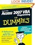Access 2007 VBA Programming For Dummies