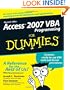 Access 2007 VBA Programming For Dummies