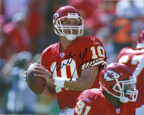 TRENT GREEN KANSAS CITY CHIEFS,REDSKINS,MIAMI DOLPHINS,SIGNED,AUTOGRAPHED,8X10 PHOTO,COA