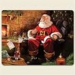 Placemats ~ Santa Claus Treats ~ set of 4 corkboard 11.5 x 15 inch placemats ~ code 194