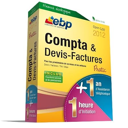 EBP Compta et Devis Factures Pratic 2012  + Services VIP