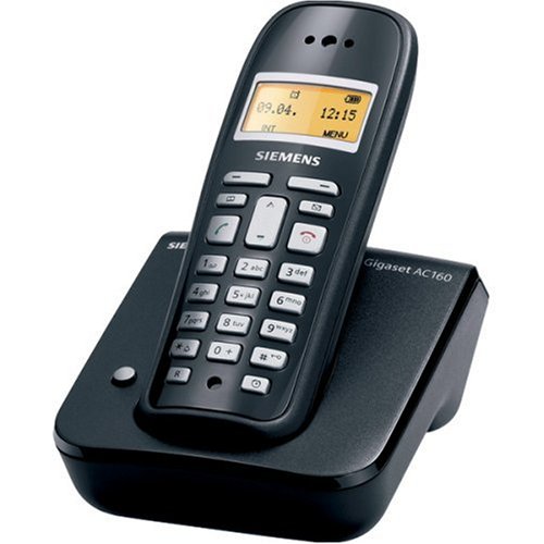 Siemens - Gigaset AC160 - T�l�phone fixe sans fil Dect - Noir