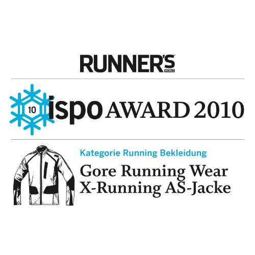 Gore X-Running Running Wear Men's Jacket Active Shell - Red, M