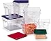 CFS 1074008 StorPlus Green Polyethylene Lid For 2-4 Quart Square Containers (Case of 6)
