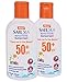 Safe Sea SPF50+ Kids sunscreen - Jellyfish and Sea lice protective lotion. Very Water Resistant, Sensitive skin and Reef-Safe Sunscreen. Oxybenzone and Octinoxate free, Paraben free, 4 fl. Oz. Pack of