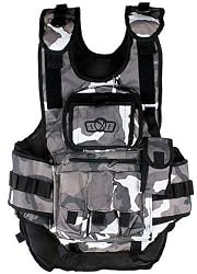 GXG Assault Paintball Tactical Vest - Urban White Camo