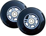 2 100mm BLACK Replacement WHEELS for RAZOR SCOOTER