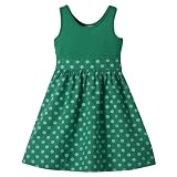 Girls' Cherokee® Green Polka Dot Dress