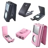 Apple iPod Video 60GB 80GB MP3 Player Premium Leather Case - 2 Color Options