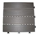 Deck 'n Go Composite Wood Decking Tiles - Deck Tiles GRAY (SM-4P-A LD)