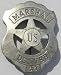 Us Marshal Denver Colorado Old West Police Badge