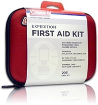 Coleman Expedition First Aid Kit (205-Piece), Red
