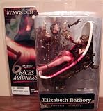 Elizabeth Bathory Bloody Leg Bloody Foot Variant Chase McFarlane Monsters Series 3 Action Figure This is the sought-after bloody foot variant. This version was pulled after appearing too gory for many stores to stock on its shelves at only a 13+ age rating