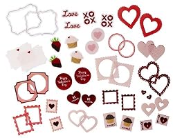 Martha Stewart Crafts Valentine Die-Cut Stickers, Includes 48 Stickers