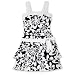 Amy Byer Girls 2-6x Dazzling Daisy Print Triple Ruffle Bow Dress