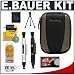 Eddie Bauer Slim Compact Digital Camera Case + Lenspen Digi-Klear Cleaning System + Tripod + Accessory Kit for Nikon Coolpix, Canon Powershot, Pentax Optio, Olympus Stylus, Fuji Finepix, Kodak Easyshare, Casio, Samsung and Sony Cyber-Shot Digital Cameras Image