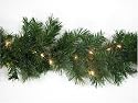 Good Tidings CMF-515-914 9-Foot Artificial Crystal Bay Pine Pre-Lit Christmas Garland