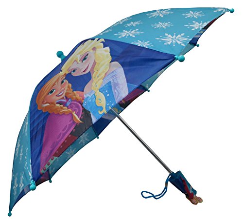 Disney Frozen Anna Elsa Turquoise and Purple Umbrella