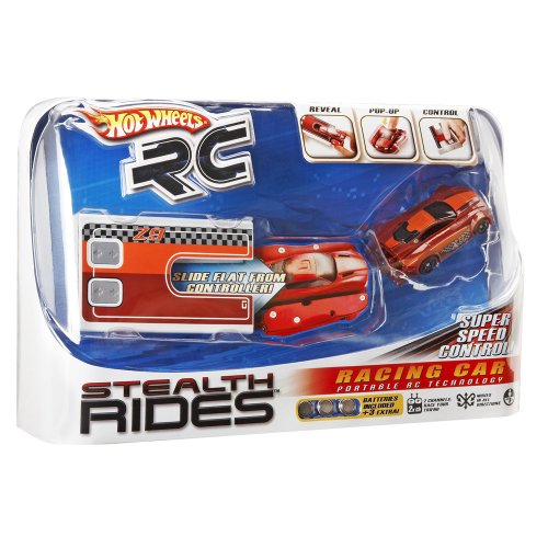 51Eqvd25MDL Hot Wheels R/C Stealth Rides Racing Car   Red