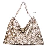 Studded Golden Glamour Bag