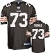 Joe Thomas Jersey: Reebok Authentic Brown #73 Cleveland Browns Jersey