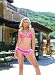 Mesh Bra Top and Flower Applique G-string