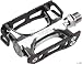 MKS Custom Nuevo Keirin Track Pedal, Black/Silver