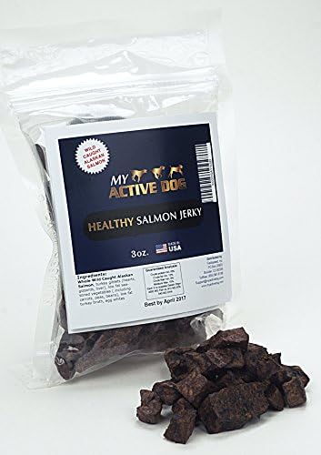 My Active Dog All-Natural Grass-Fed American Bison Jerky Treats-All USA Ingredients, Grain-free, Rich in Protein, Omega3, Bite-sized Snacks for Training&amp;Rewards. Vet-Developed Recipe. Made in FDA Inspected Factory-Resealable Bag