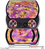 PSPgo Skin and Screen Protector Kit - Tie Dye Pastel fits Sony PSP go