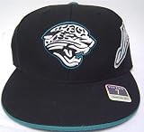 Size 7 5/8 Black NFL Jacksonville Jaguars Fitted Flat Bill Cap / Hat