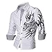 jeansian Men's Slim Fit Long Sleeves Casual Shirts Z001
