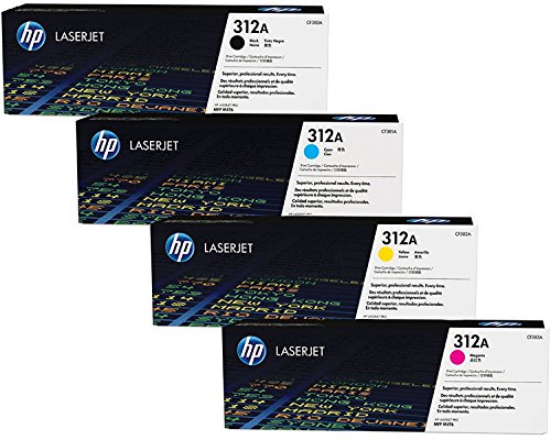 HP 312A CF380A, CF381A, CF382A, CF383A Toner Set