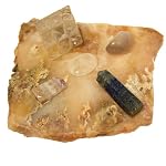 Chakra Plate 14 Agate Amethyst Chalcedony Lapis Blue White Moonstone Quartz Lemurian Pyramid Slab 4
