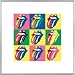 Rolling Stones Poster Kunstdruck und Kunststoff-Rahmen - Pop Art (40 x 40cm) von The Rolling Stones - alle Infos