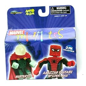 Marvel Minimates 2Pk Collectible Figures - Mysterio Vs. Amazing Fantasy Spider-Man