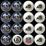 St Louis Rams Home and Away Complete Billiard Ball Set