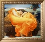 Flaming June, c.1895 Collections Framed Art Poster Print by Frederick Leighton, 33x31