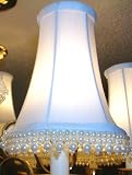 17, NEW, BELL, SHAPED, OFF-WHITE, CHANDELIER, or, CANDLE LIGHTS, CREAM, MINI, LAMP SHADE, to, CLIP-ON, CANDELABRA BULBS, NEW, CHANDELIER LAMP SHADE, HEAVY DUTY, MINI SHADES, with, DOUBLED, IVORY, LINEN, FABRIC, with , 3, SIZES, of, WHITE PEARLS, on, OCTAGON, SIDES, for, UPDATING YOUR HOME, LIGHT, MINI SHADE, is about, 3 ACROSS TOP X 5 at BOTTOM, by 6 TALL, SMALL, LIGHT SHADE, UPC609722847018