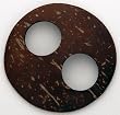 Sarong Tie, Coconut Shell - Circle