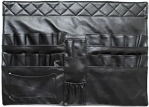 Makeup Artist Cosmetic Brush Apron with Belt Strap Black