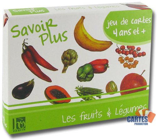 Jeu de 42 cartes : 7 familles Fruits et L�gumes