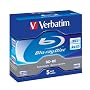 Verbatim Blu Ray BD-RE Single Layer 2x Speed 25GB 5er Pack Jewel Case Rohling