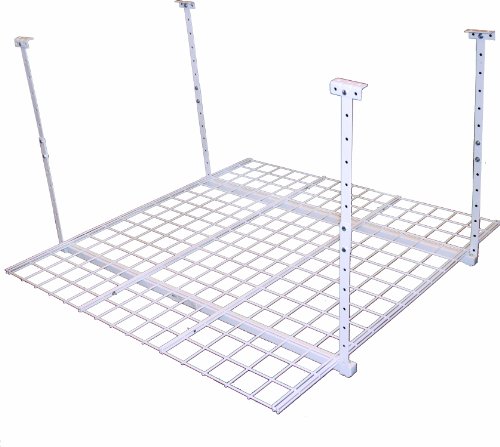 HyLoft 540 45-Inch-by-45-Inch Overhead Storage System, White
