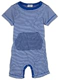 Splendid Littles Mini Stripe Romper, Pac Blue